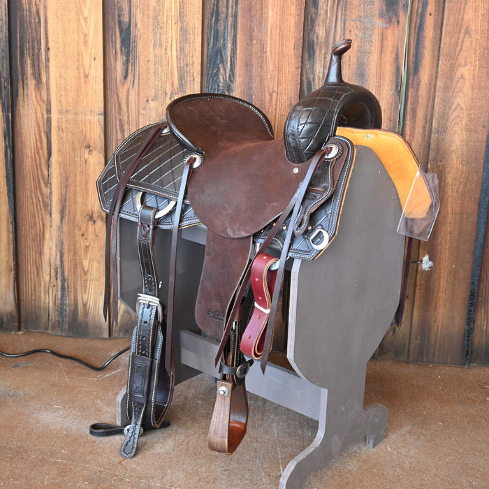 15.5" JEFF SMITH BUSTER WELCH CUTTING SADDLE
