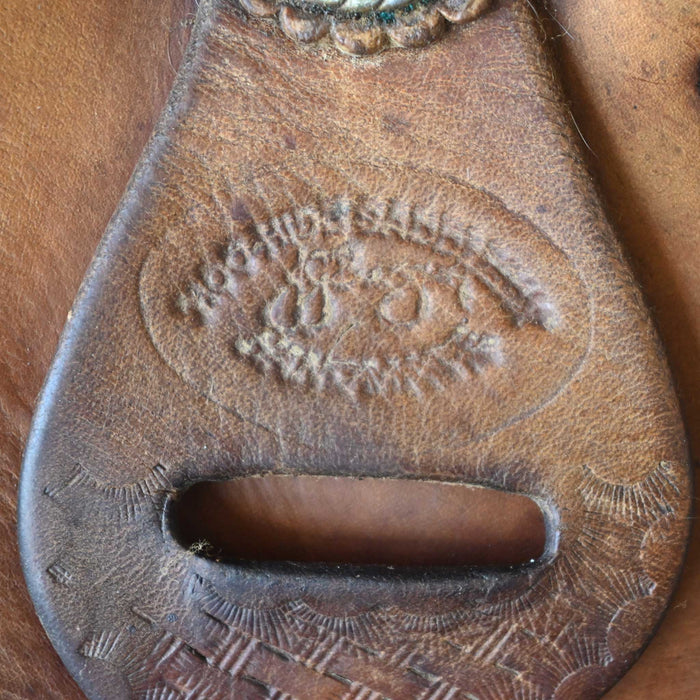 17.5" USED ROO HIDE CUTTING SADDLE Saddles - Used ROO HIDE