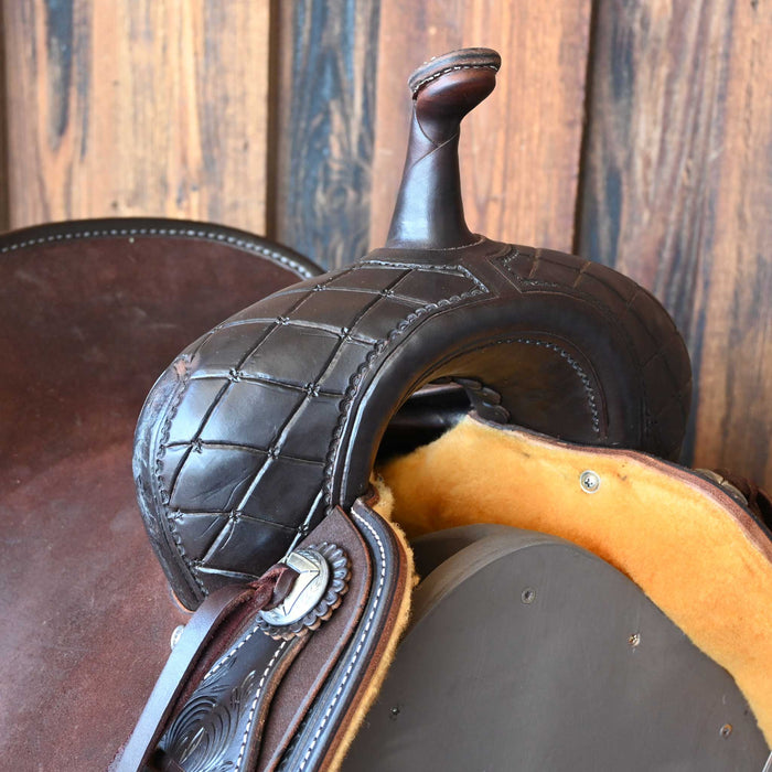 15.5" JEFF SMITH BUSTER WELCH CUTTING SADDLE