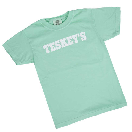 Teskey's Youth Plain Logo Tee - Chalky Mint TESKEY'S GEAR - Youth SS Shirts Teskey's