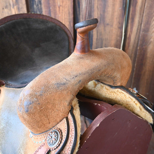 14" USED USHER BARREL SADDLE Saddles - Used Usher Brand Saddlery