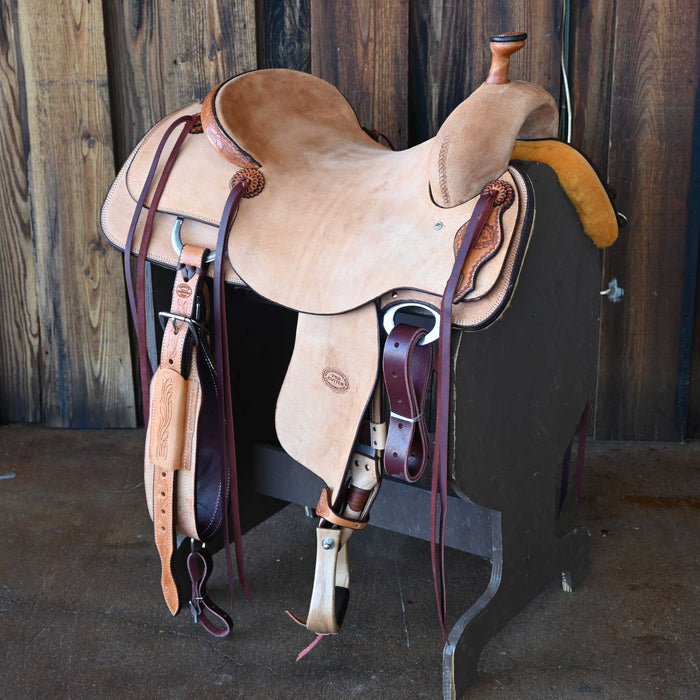 16.5" TESKEY'S PRO CUTTER RANCH CUTTER SADDLE