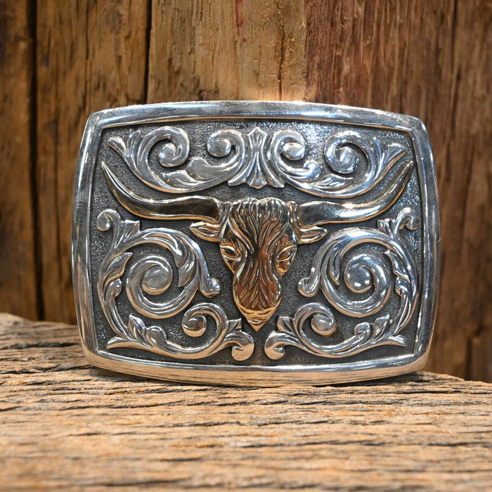 Early 2000's James Reid Longhorn Belt Buckle Collectibles James Reid