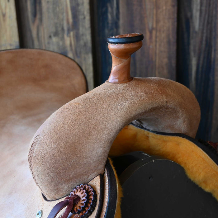 16.5" TESKEY'S PRO CUTTER RANCH CUTTER SADDLE