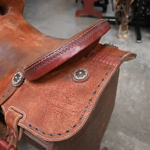 16" USED JEFF SMITH BARREL SADDLE Saddles Jeff Smith