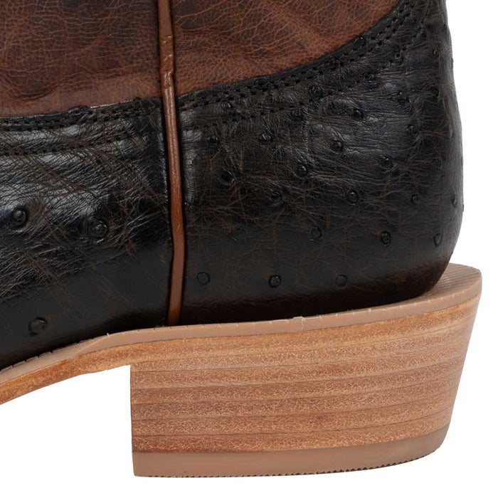 R. Watson Men's Nicotine Full Quill Ostrich Boot MEN - Footwear - Western Boots R Watson