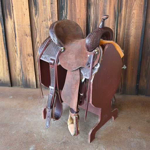 14.5" USED FOUR T BARREL SADDLE Saddles - Used FOUR T SADDLES