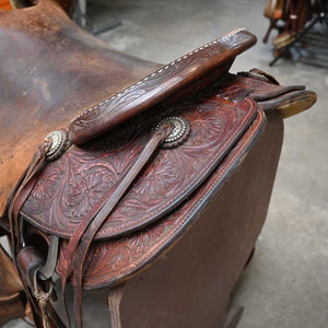 16" USED CACTUS RANCH SADDLE Saddles CACTUS SADDLERY   