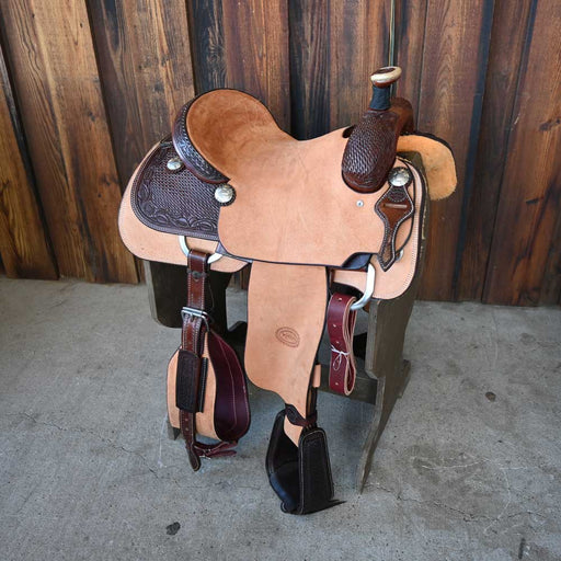 15.5" TESKEY'S ROPING SADDLE Saddles - New Teskey's Saddlery