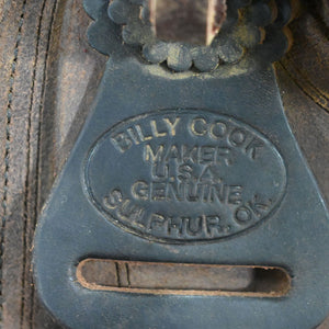 16" USED BILLY COOK RANCH SADDLE Saddles - Used Billy Cook