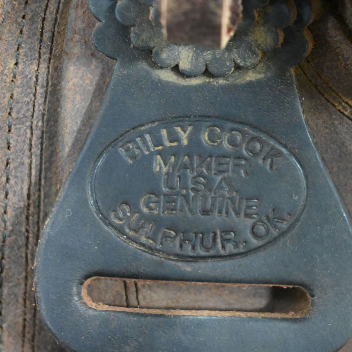 16" USED BILLY COOK RANCH SADDLE Saddles - Used Billy Cook