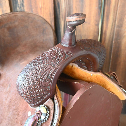 14.5" USED FOUR T BARREL SADDLE Saddles - Used FOUR T SADDLES