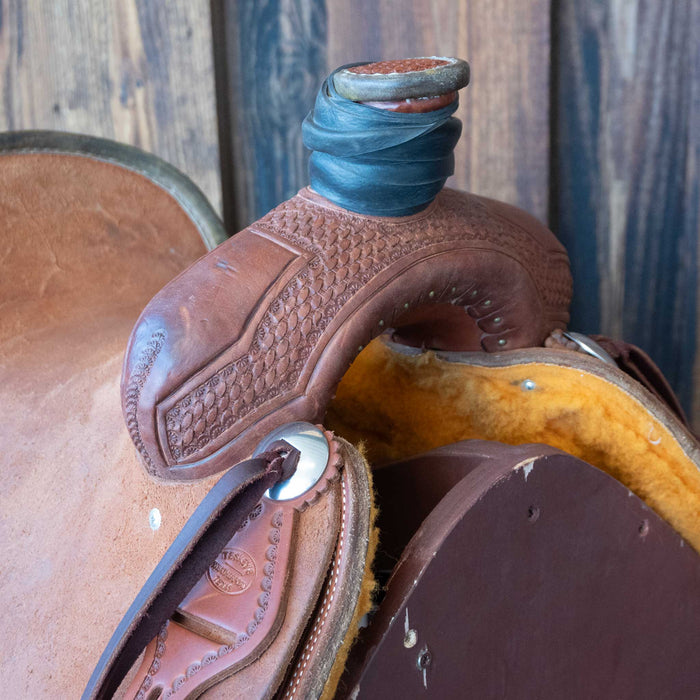 13" USED TESKEY'S JR ASSOCIATION RANCH SADDLE