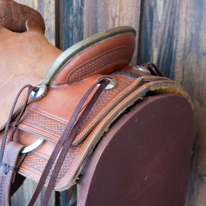 13" USED TESKEY'S JR ASSOCIATION RANCH SADDLE