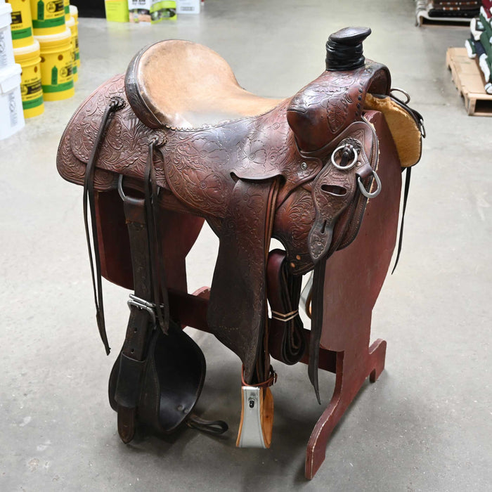 16" USED OVERTON RANCH SADDLE