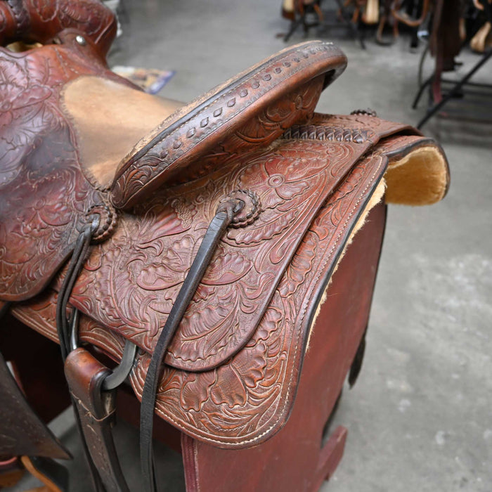 16" USED OVERTON RANCH SADDLE