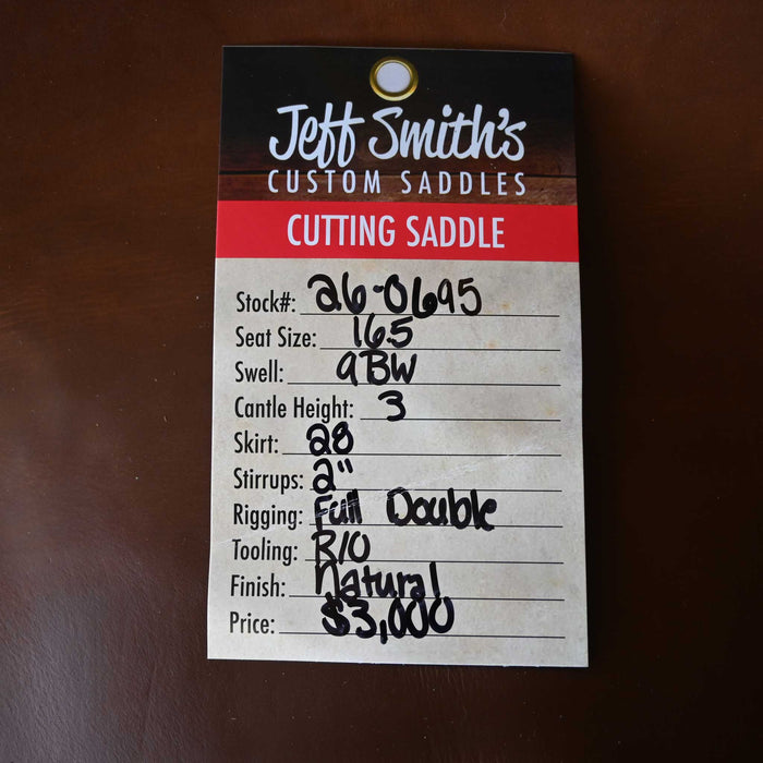 16.5" JEFF SMITH BUSTER WELCH CUTTING SADDLE