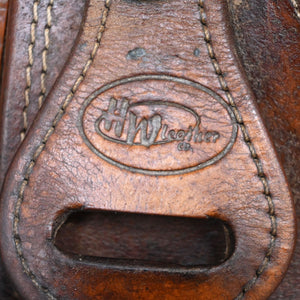 14.5" USED HW ROPING SADDLE Saddles HW Leather Co.