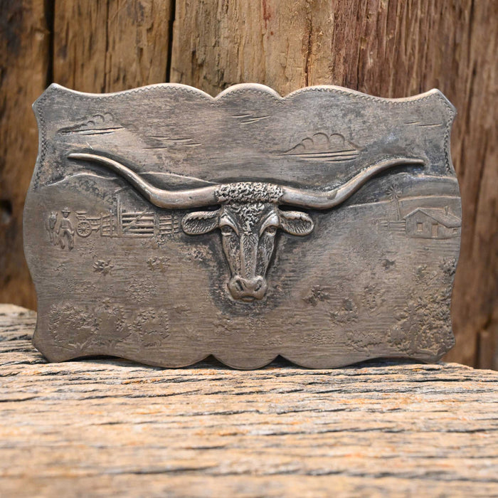 Comstock Steer Head Belt Buckle Collectibles Comstock Heritage