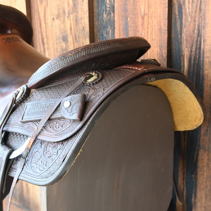 16.5" USED JEFF SMITH CUTTING SADDLE