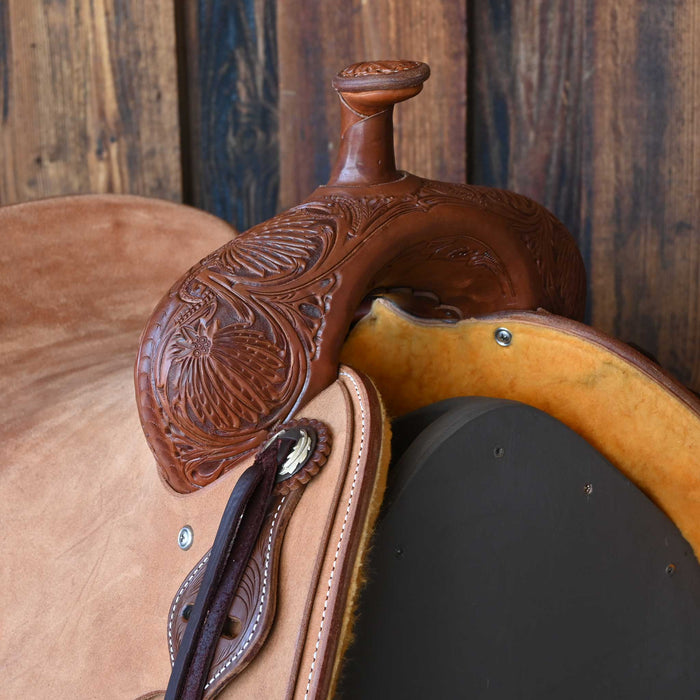 15.5" JEFF SMITH BUSTER WELCH RANCH CUTTER SADDLE