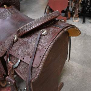 16" USED JEFF SMITH CUTTING SADDLE Saddles Jeff Smith