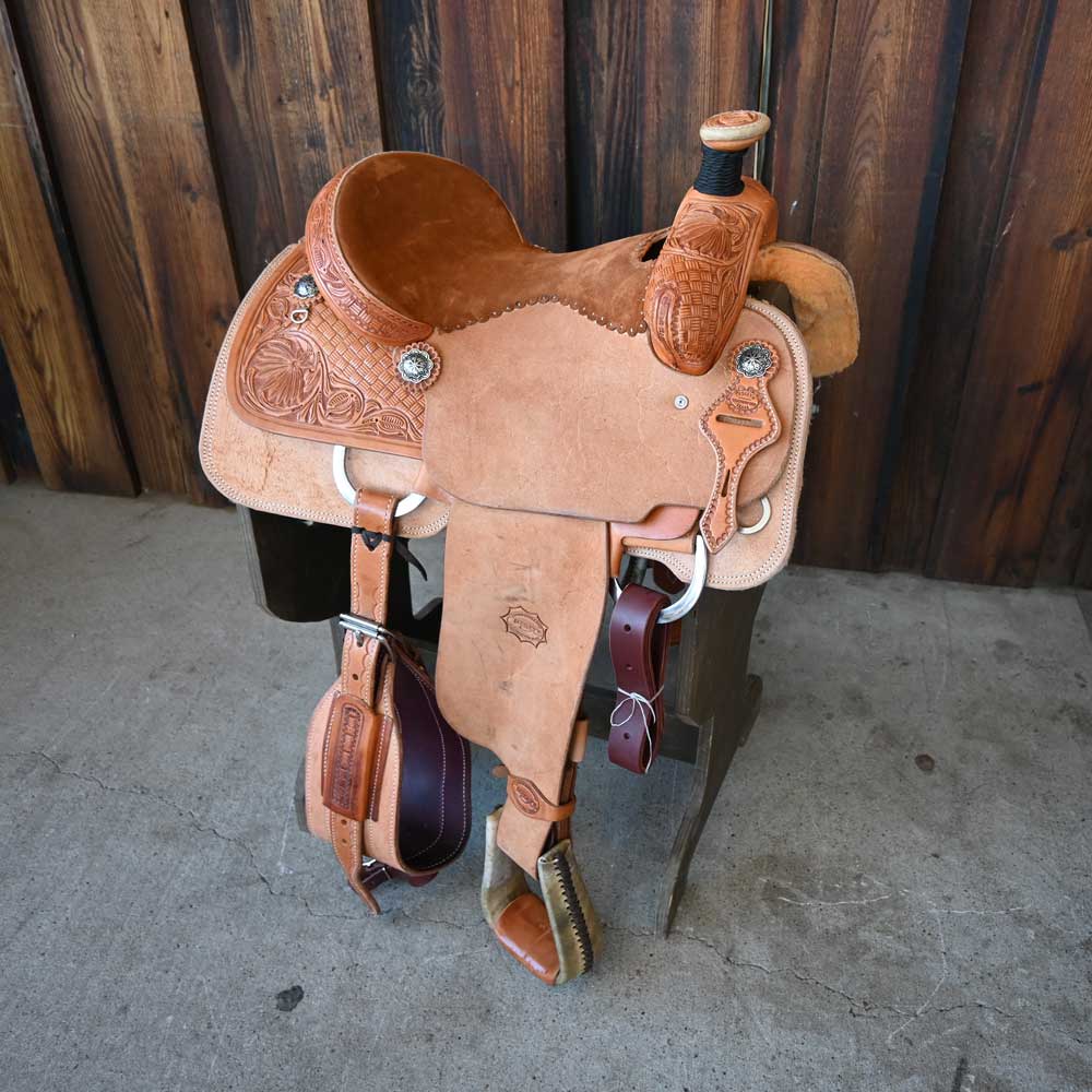 14.5" TESKEY'S TEAM ROPING SADDLE - Teskeys