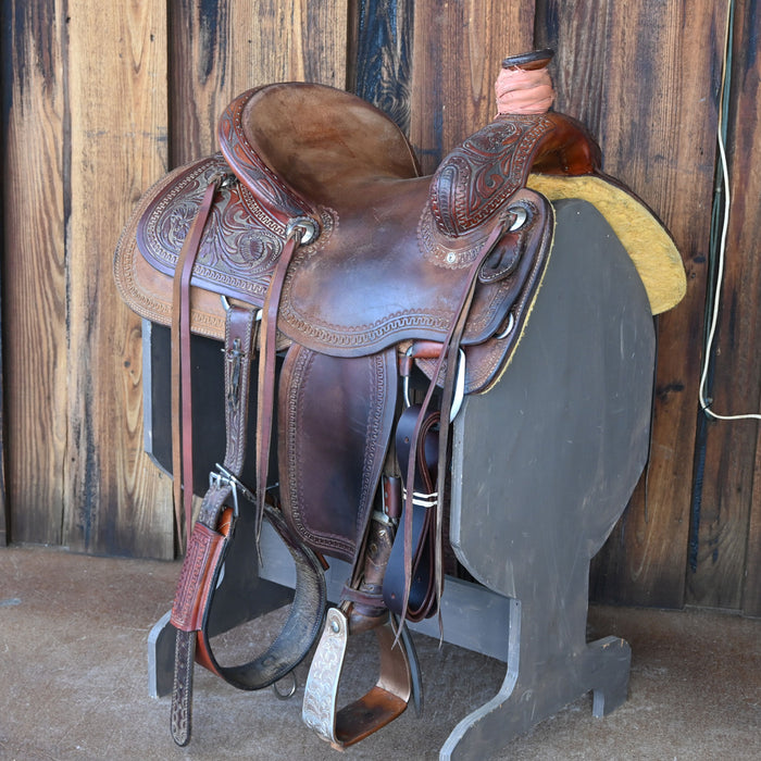 14.5" USED DIAMOND K RANCH SADDLE