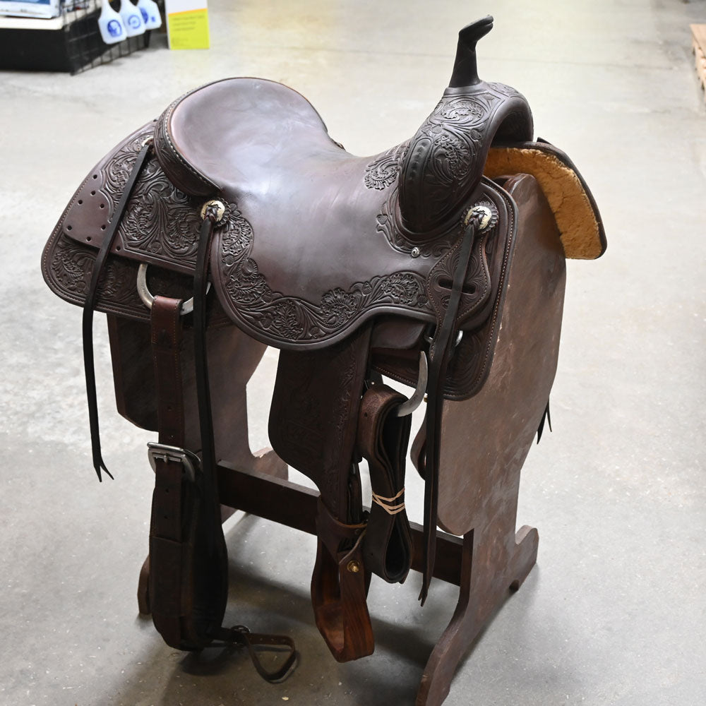 16" USED JEFF SMITH CUTTING SADDLE