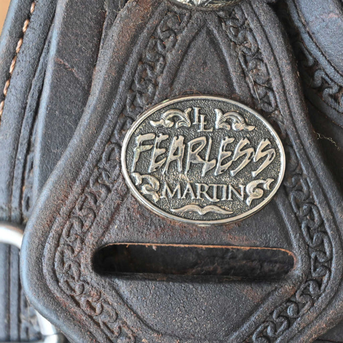 14" USED MARTIN FEARLESS BARREL SADDLE Saddles - Used Martin Saddlery