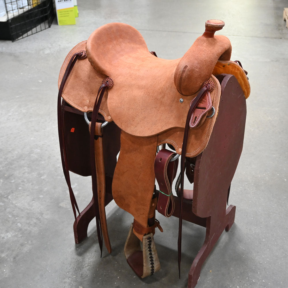 15" TESKEY'S STRIP DOWN RANCH SADDLE