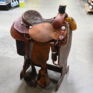 15.5" USED BRAZOS RIVER ROPING SADDLE