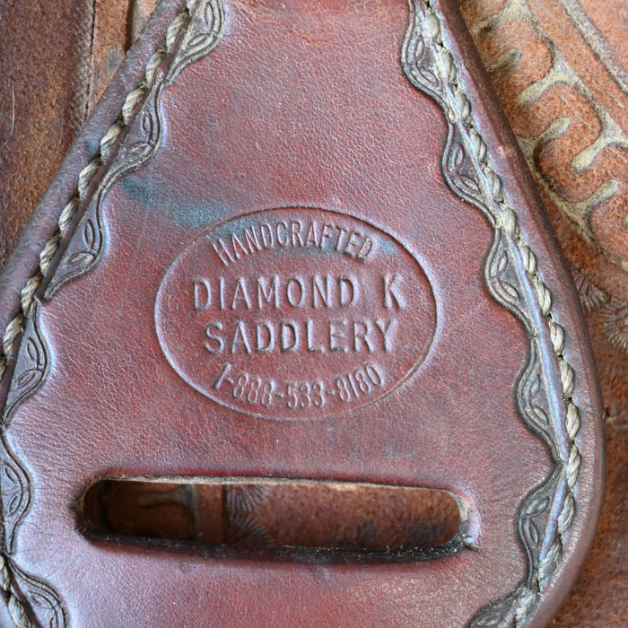 14.5" USED DIAMOND K RANCH SADDLE