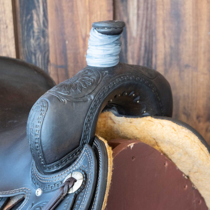 16" USED CORRIENTE RANCH CUTTER SADDLE