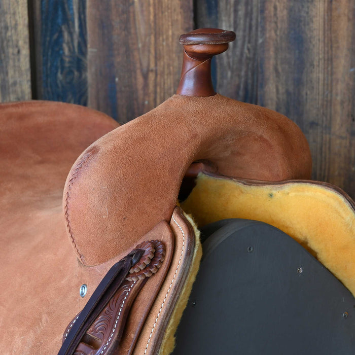 15.5" JEFF SMITH BUSTER WELCH RANCH CUTTER SADDLE