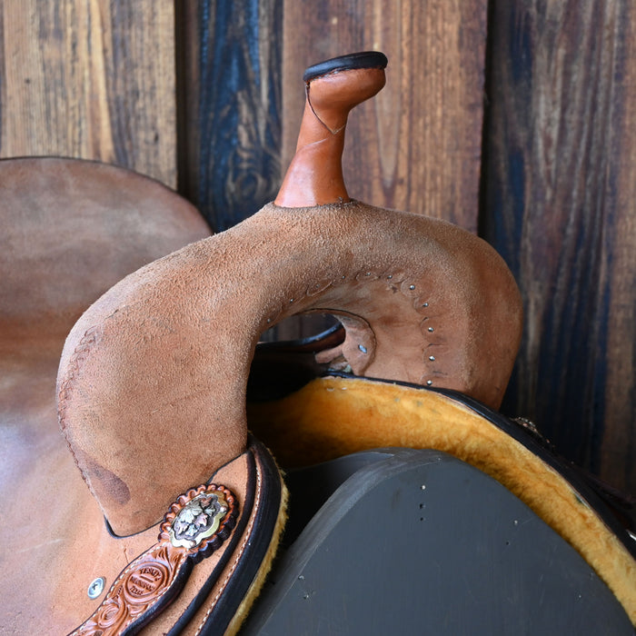 15" USED TESKEY'S BARREL SADDLE Saddles - Used Teskey's Saddlery