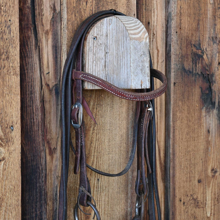O-Ring Twisted Wire Snaffle Bridle Rig w/Browband Headstall