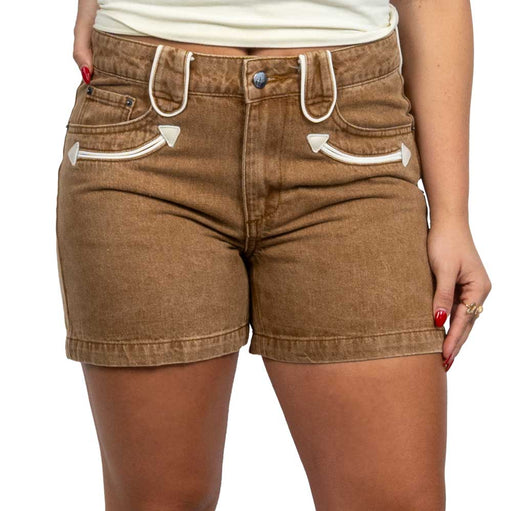 Howdy Hanny Tan Smiley Shorts WOMEN - Clothing - Shorts Howdy Hanny