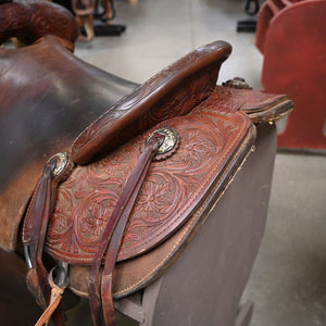 14.5" USED CACTUS RANCH SADDLE Saddles Jeff Smith