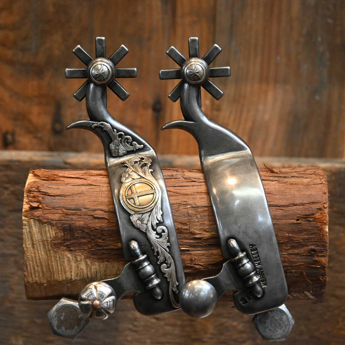 Silver Mounted Kerry Kelley Women's Spurs 2023 Tack - Spurs Kerry Kelley