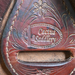 14.5" USED CACTUS RANCH SADDLE