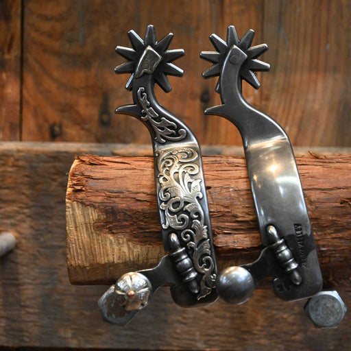 Silver Mounted Kerry Kelley Women's 10 pt. Spurs 2022 Tack - Spurs Kerry Kelley