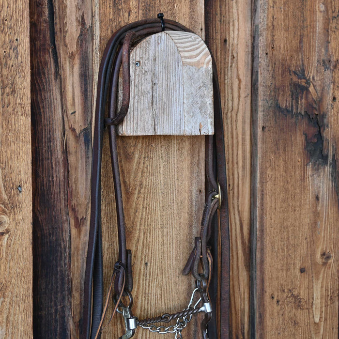 Twisted Wire Snaffle Bridle Rig w/Single Ear Headstall