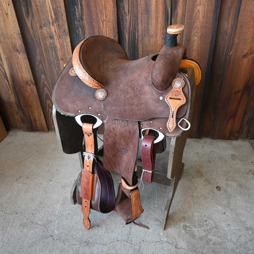 13.5" TESKEY'S LIGHTWEIGHT TEAM ROPING SADDLE Saddles - New Teskey's Saddlery