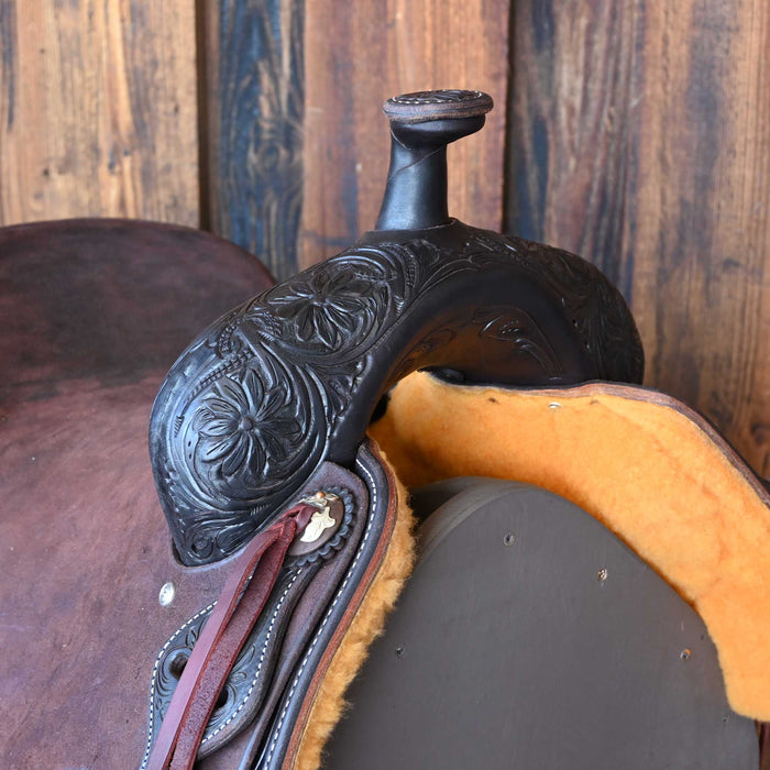 15" JEFF SMITH BUSTER WELCH RANCH CUTTER SADDLE