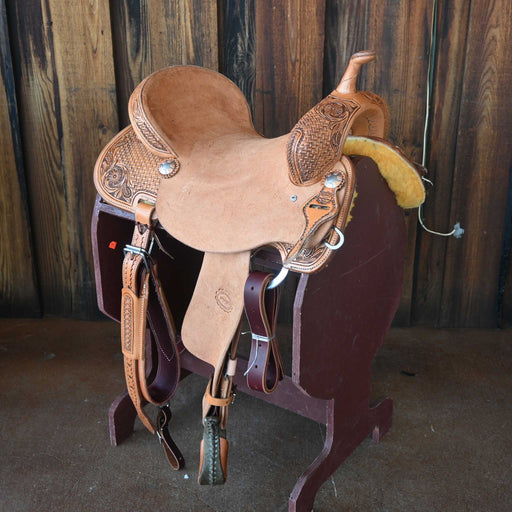 17" TESKEY'S BARREL SADDLE Saddles - New Teskey's Saddlery
