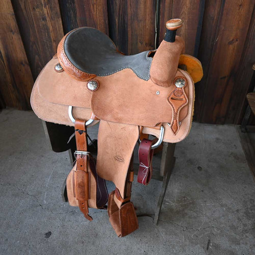 15" TESKEY'S PRO TEAM ROPING SADDLE Saddles - New Teskey's Saddlery