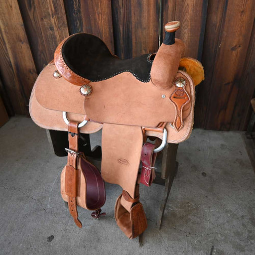 15" TESKEY'S PRO TEAM ROPING SADDLE Saddles - New Teskey's Saddlery