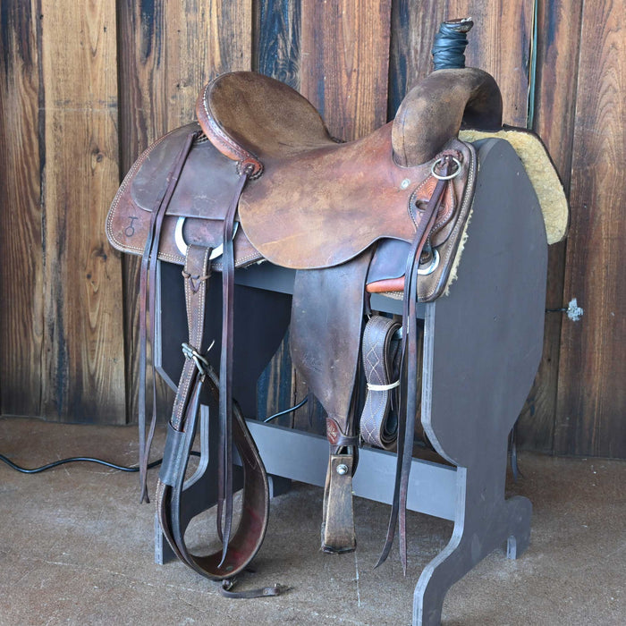 16" JEFF SMITH RANCH CUTTER SADDLE