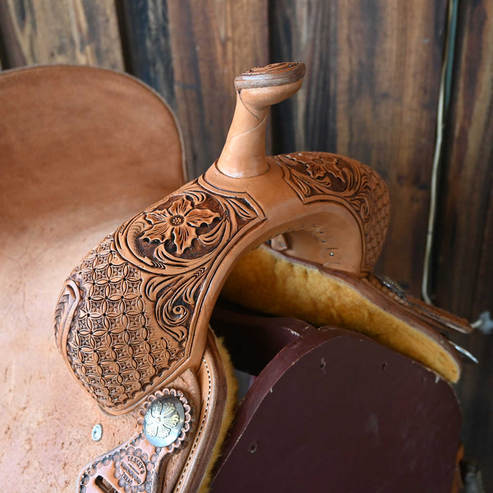 16" TESKEY'S BARREL SADDLE Saddles - New Teskey's Saddlery